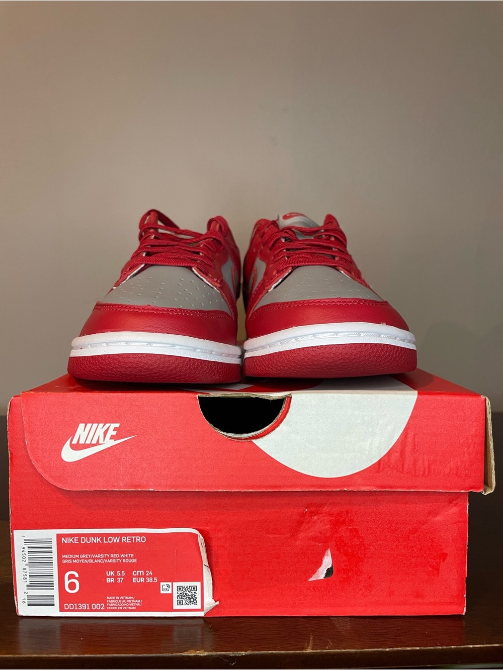 Nike Dunk Low Retro UNLV 2021 DD1391-002